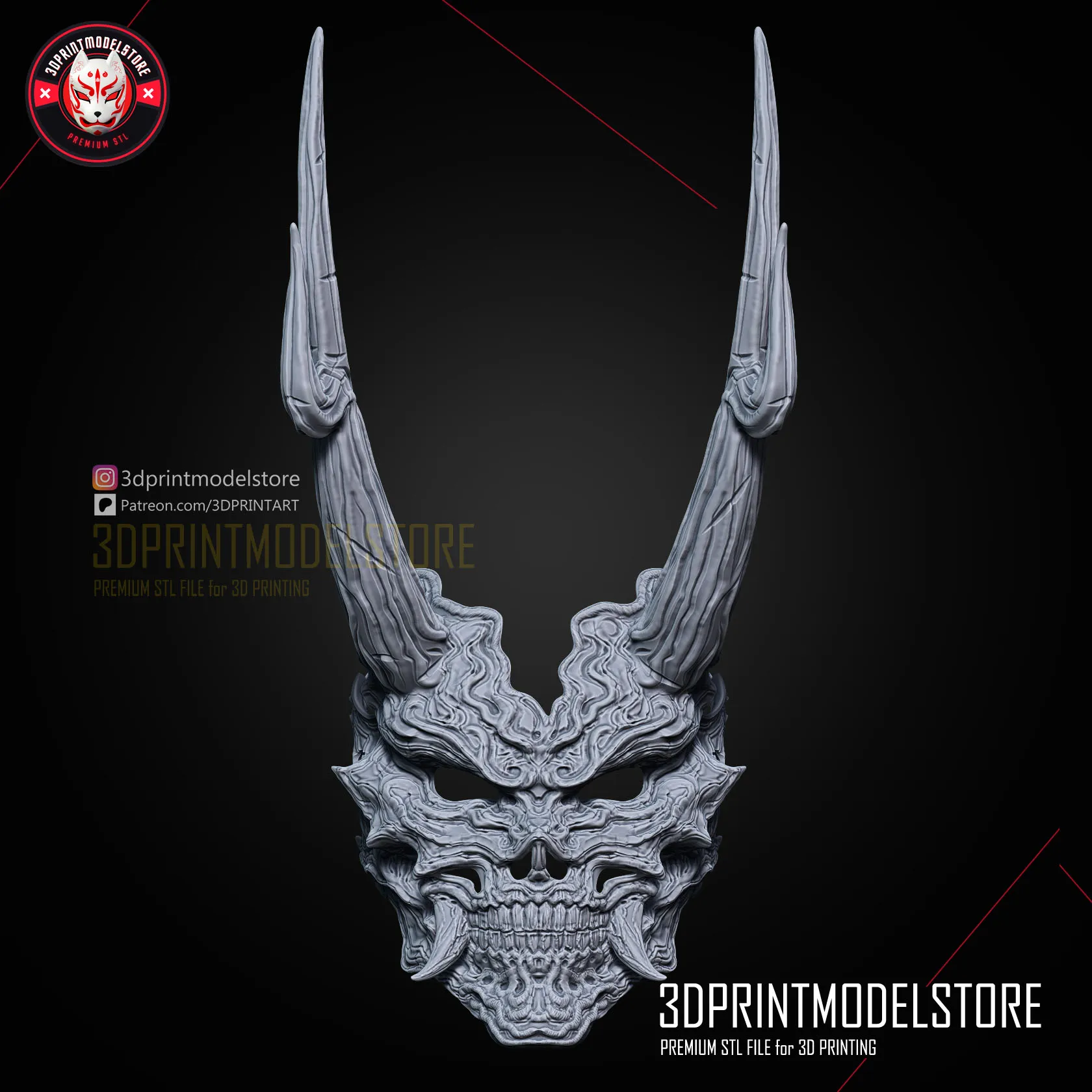 Black Myth Wukong - Dreadfire Yaksha Mask - Premium STL