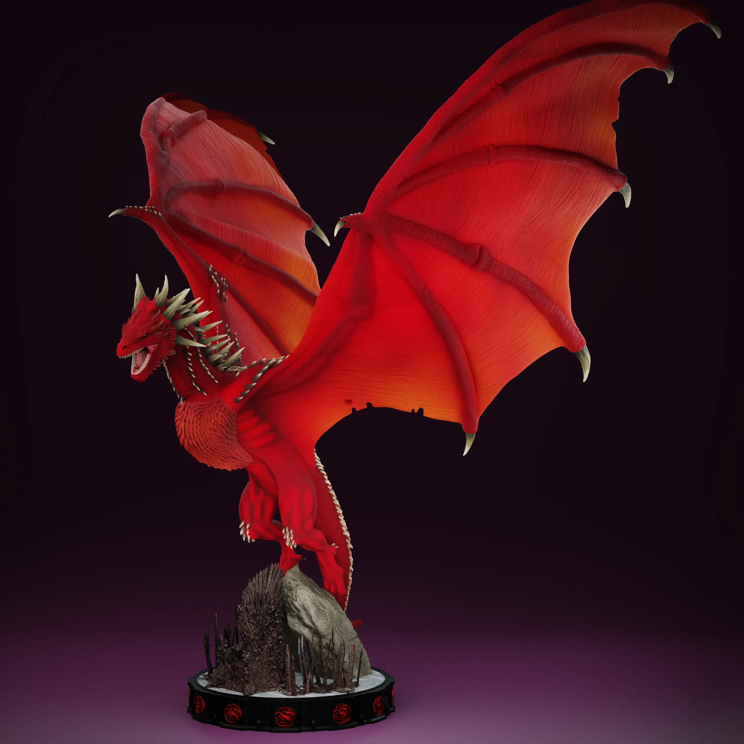 Meleys - The Red Queen - House of the Dragon