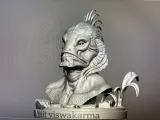 Deep sea monster.-3