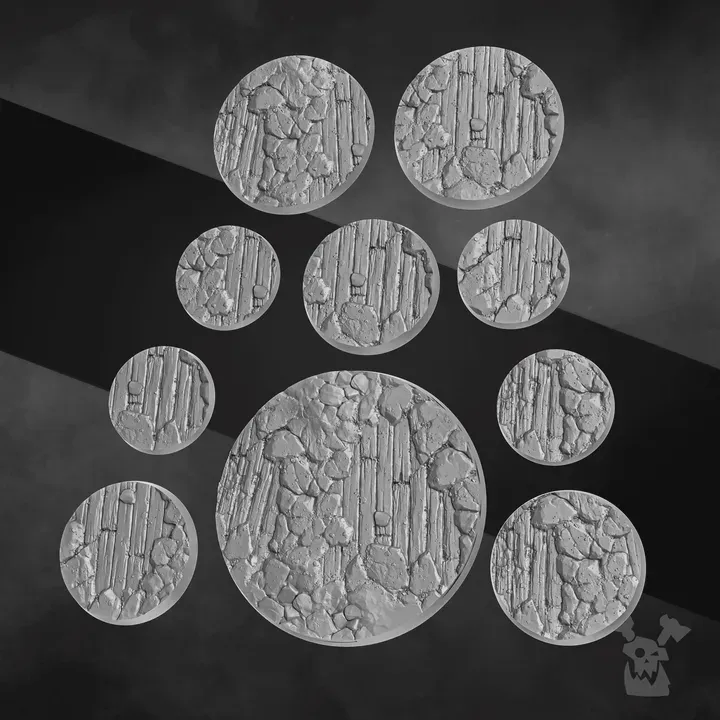 Decorative Bases Ruins Set