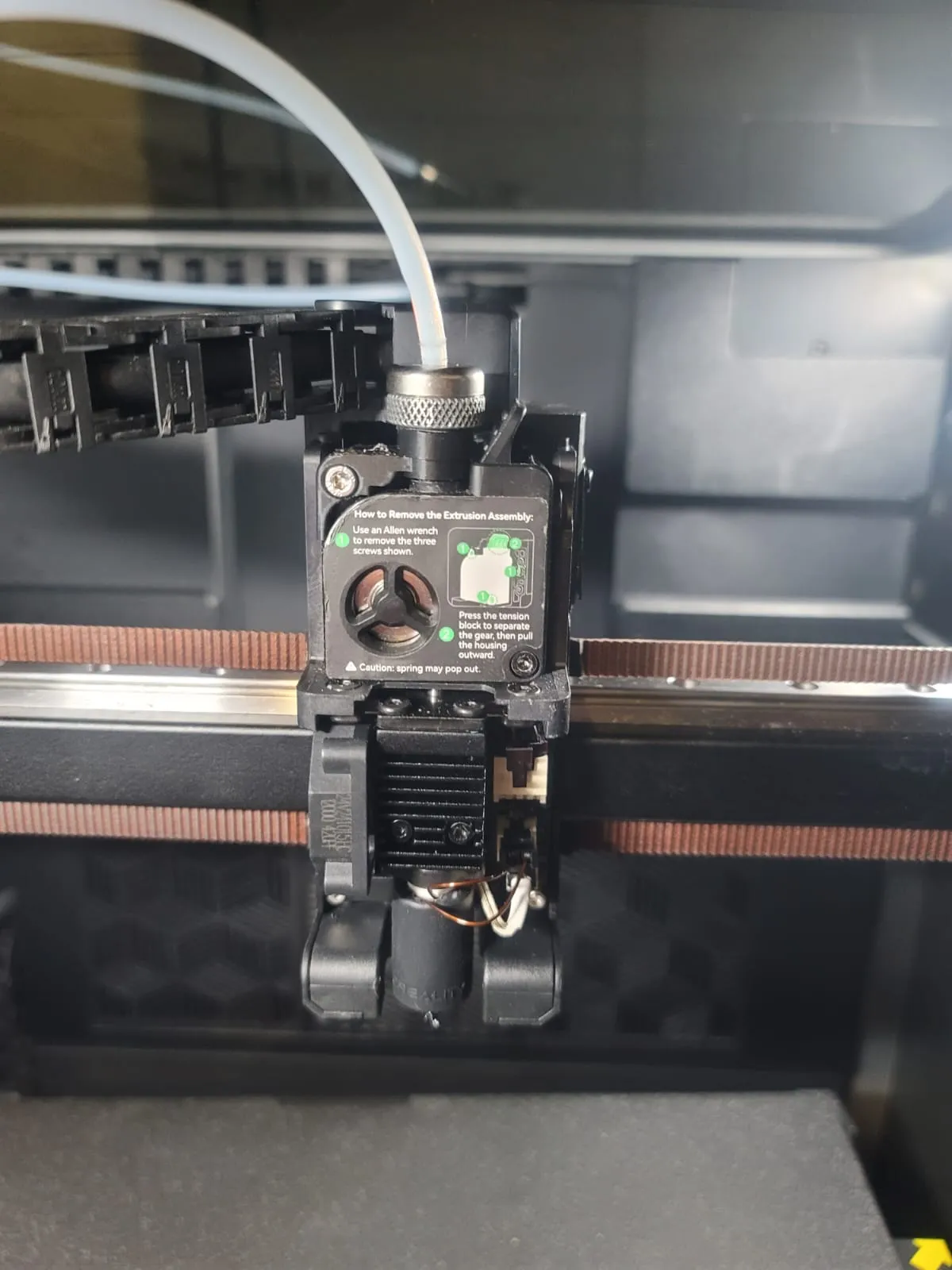 Adaptator magnet K2plus (FIX PTFE Tube holder)(hotend.frkit)