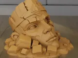 Broken King Statue 3D Print STL Model-8