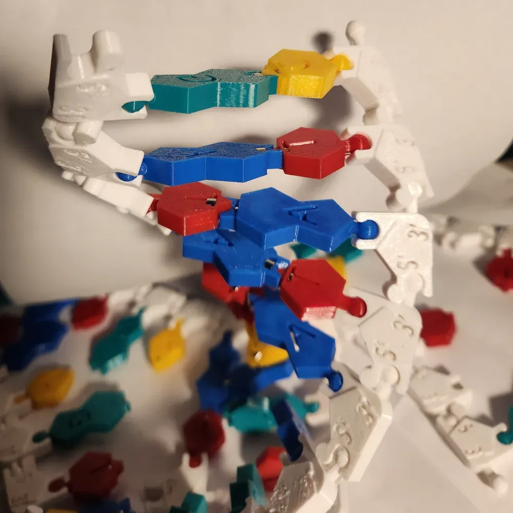 Spooky mutation possible DNA/RNA Magnetic model kit activity