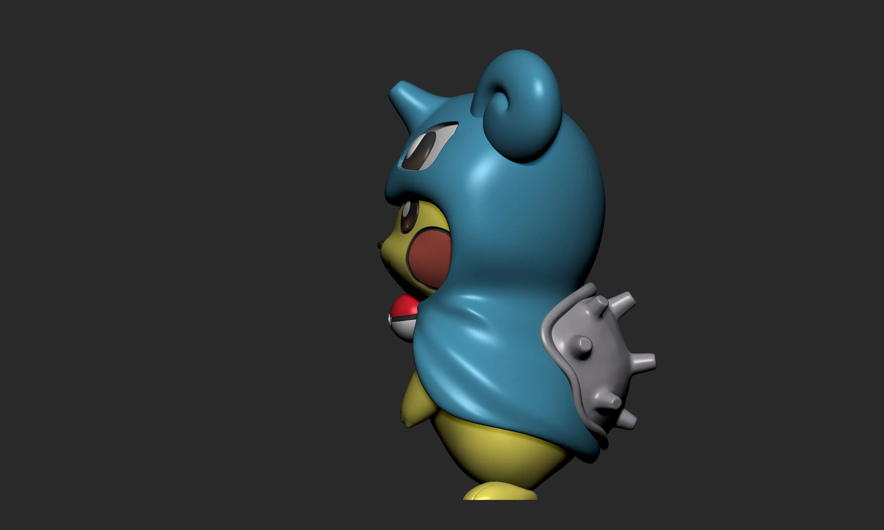 Pokemon - Pikachu Cosplay Lapras