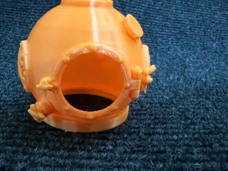 Deep Sea Diver Helmet, with optional skull and stand