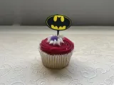 Emblème Batman Cup-Cake Topper Logo Batarang-1