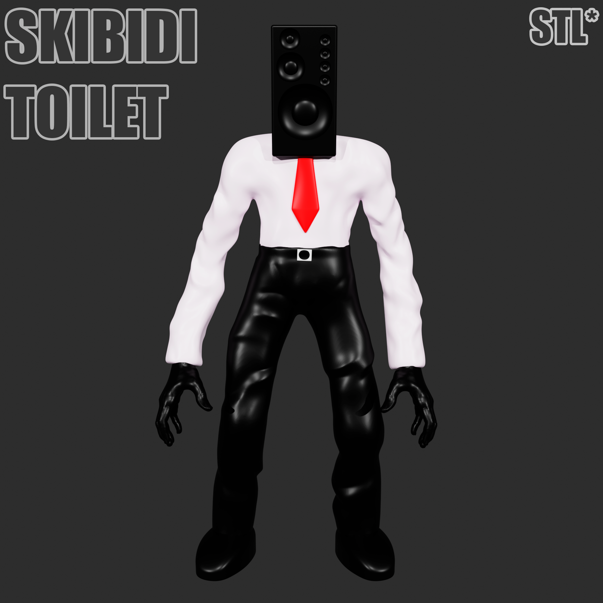 Archivo STL Skibidi Toilet Titan Speakerman 🚽・Modelo para descargar y  imprimir en 3D・Cults