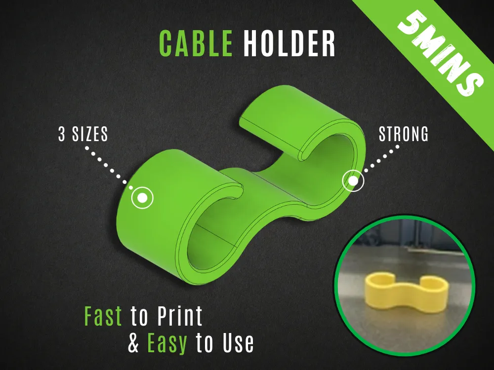 Cable Holder 3D models download Creality Cloud