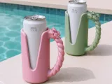 Bow Can Holder | Ribbon Drink Cooler with Twisted Handle-3