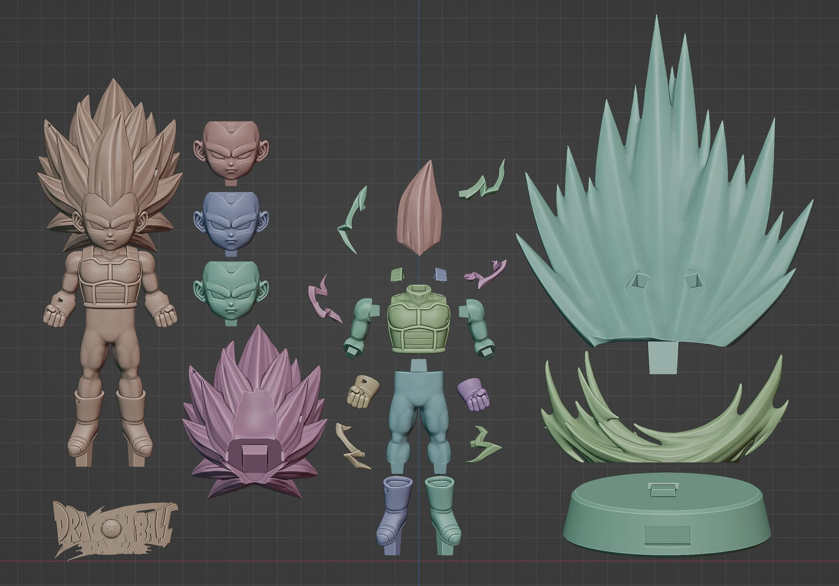 Vegeta Super Saiyan 3 / Dragon Ball Daima