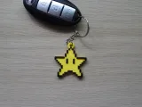 Pixel star keychain-3
