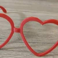 San Valentine Glasses with Love and Heart-5