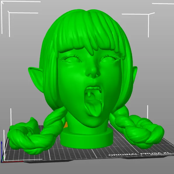 Bust Decoration Dice Tower "Ahegao"