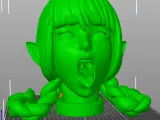 Bust Decoration Dice Tower "Ahegao"-5