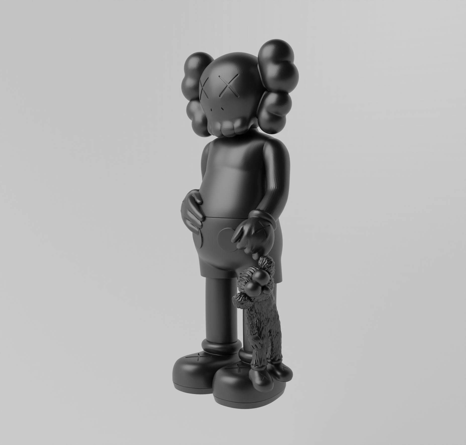 Kaws Keychain BFF Art Toy Fan Art, 3D-Modelle herunterladen