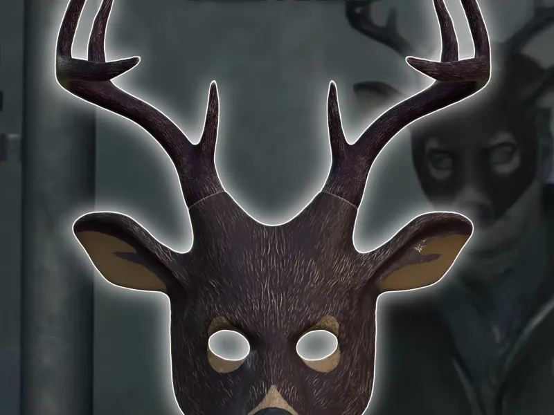 Cult of the Tree Deer Cosplay Mask Alan Wake 2