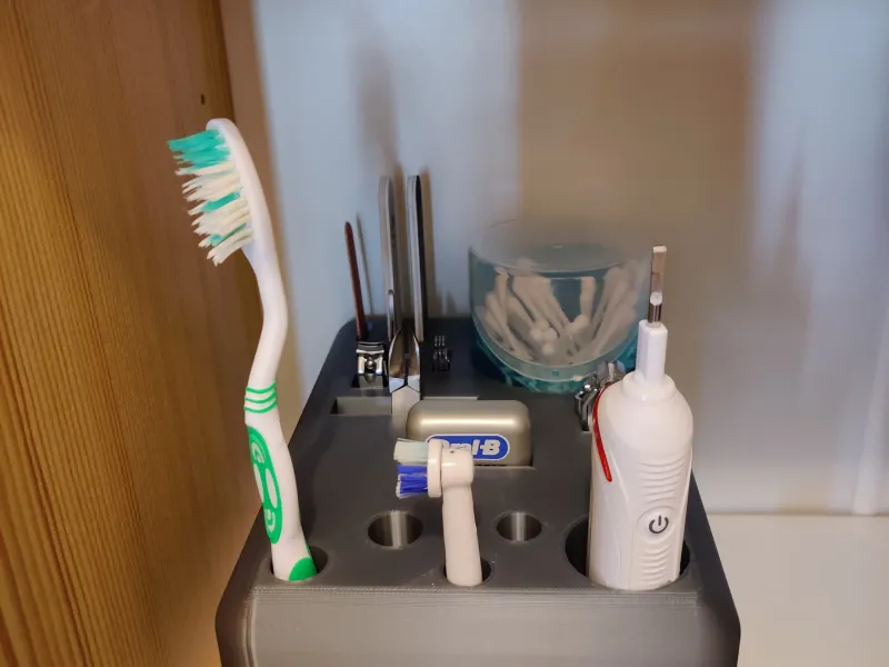 Scatola portaoggetti per il bagno