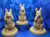 The Regency Three Wise Hares -1