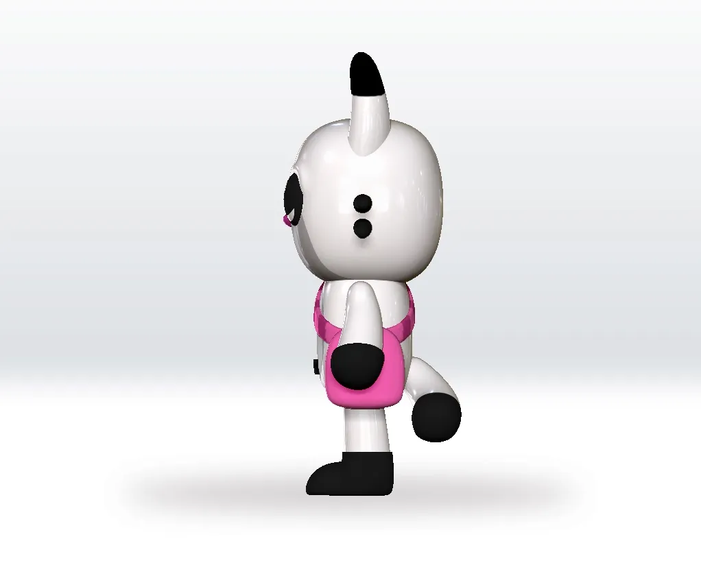 Pandy Paws Gabbys Dollhouse STL 3D Model Fanart Character