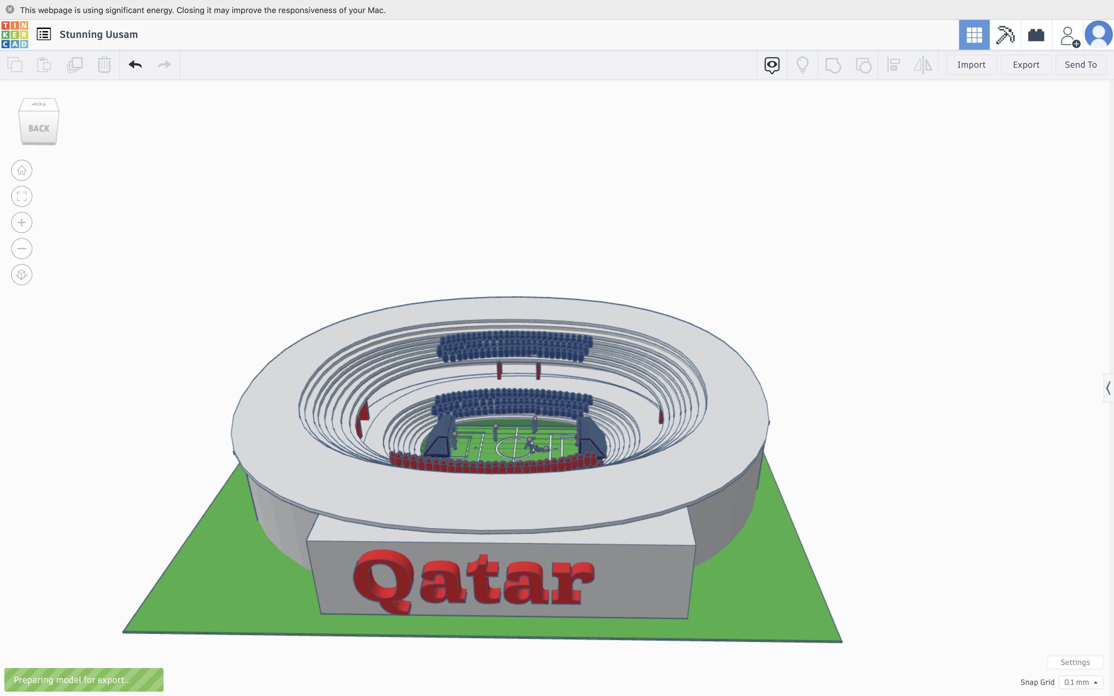 World Cup Stadium In Game
