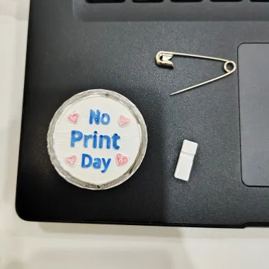 No Print Day Badge-0