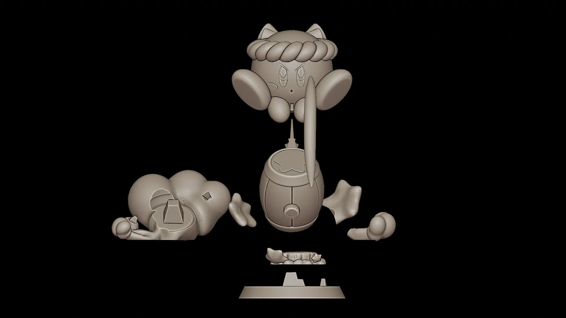 KIRBY WITH HAMMER