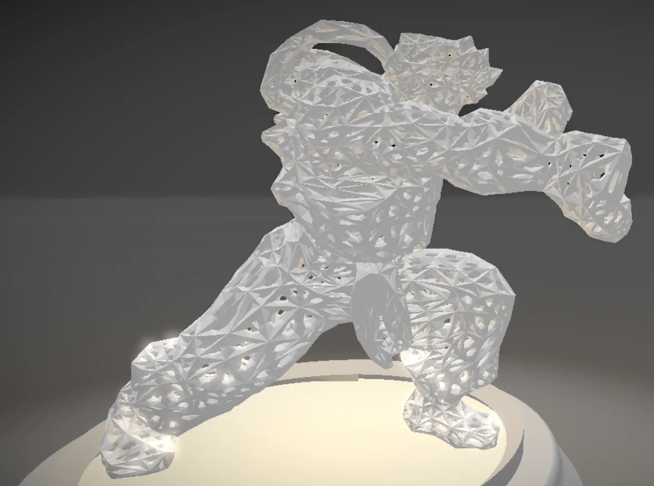 Street Fighter Ryu 3D LED Lamp - Hadouken Pose for Gamers!