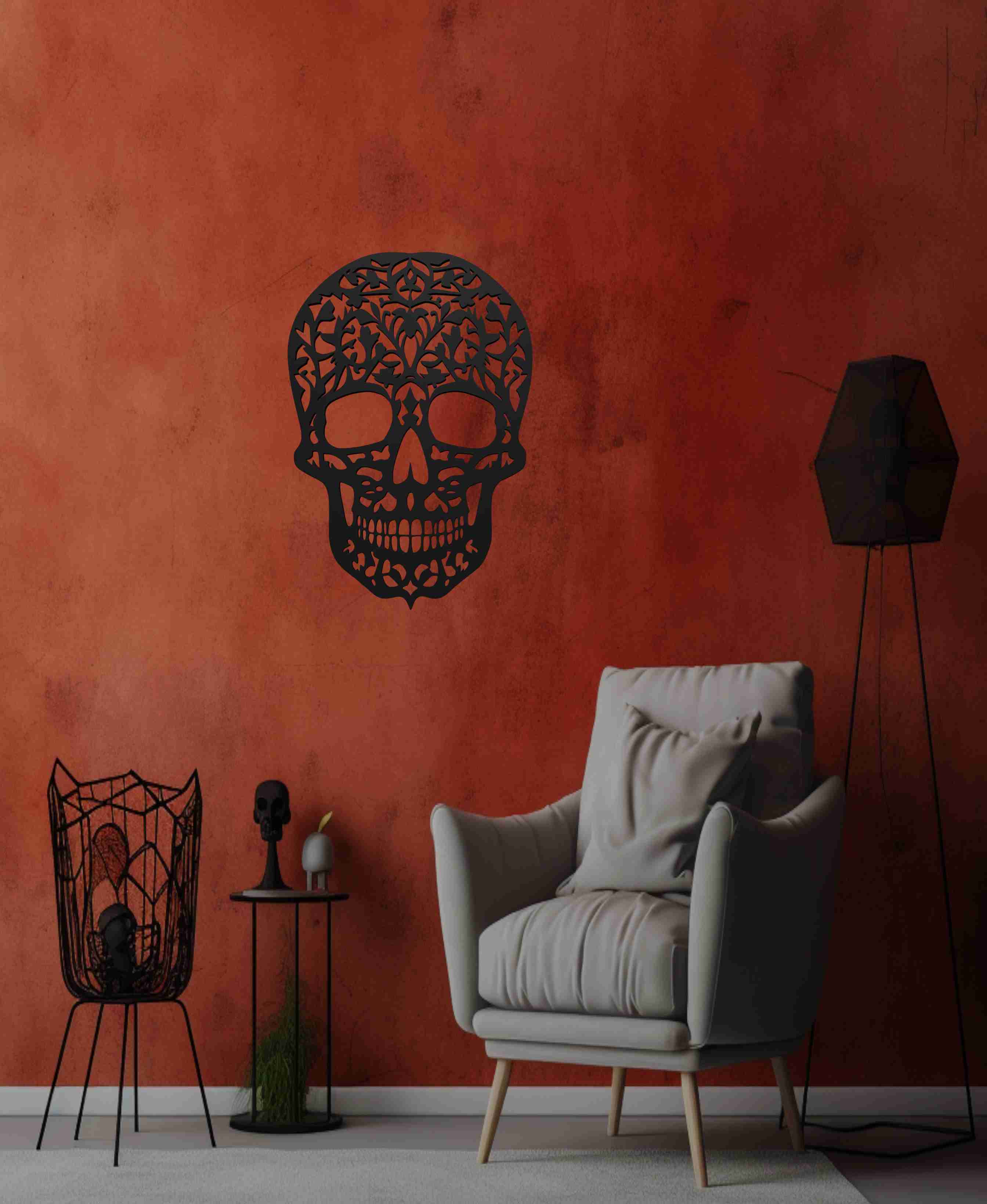 Skull Wall Art 3D models download Creality Cloud