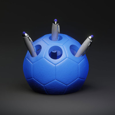 SOCCER BALL PEN HOLDER