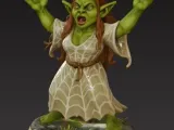 Goblin girl shaman priestress-1
