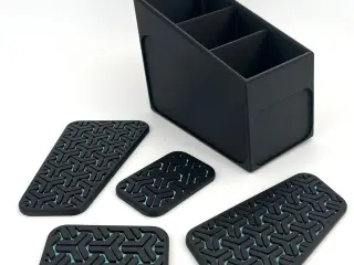 Remote control 3-slot organizer