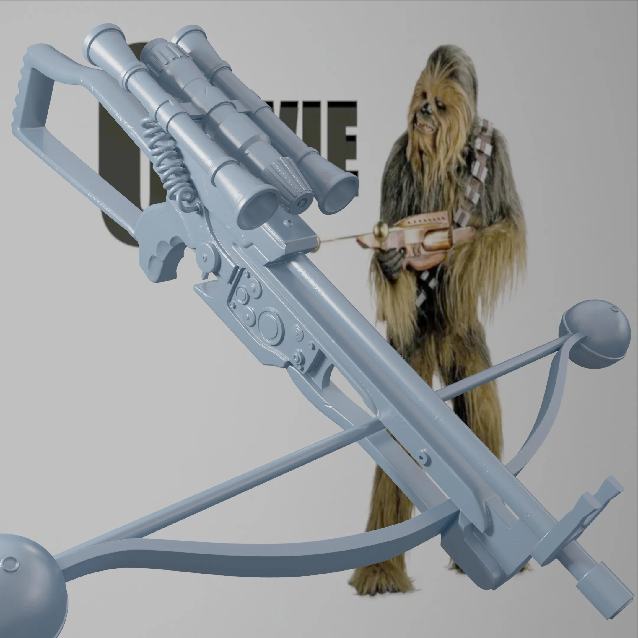 Chewbacca Crossbow Replica - Star Wars Fan Art