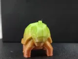 Low poly Tortoise keychain-2