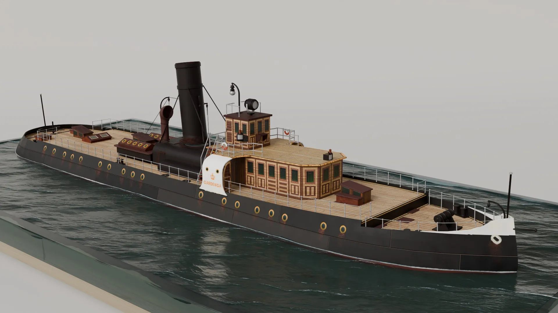 Gardenga river icebreaker 1904