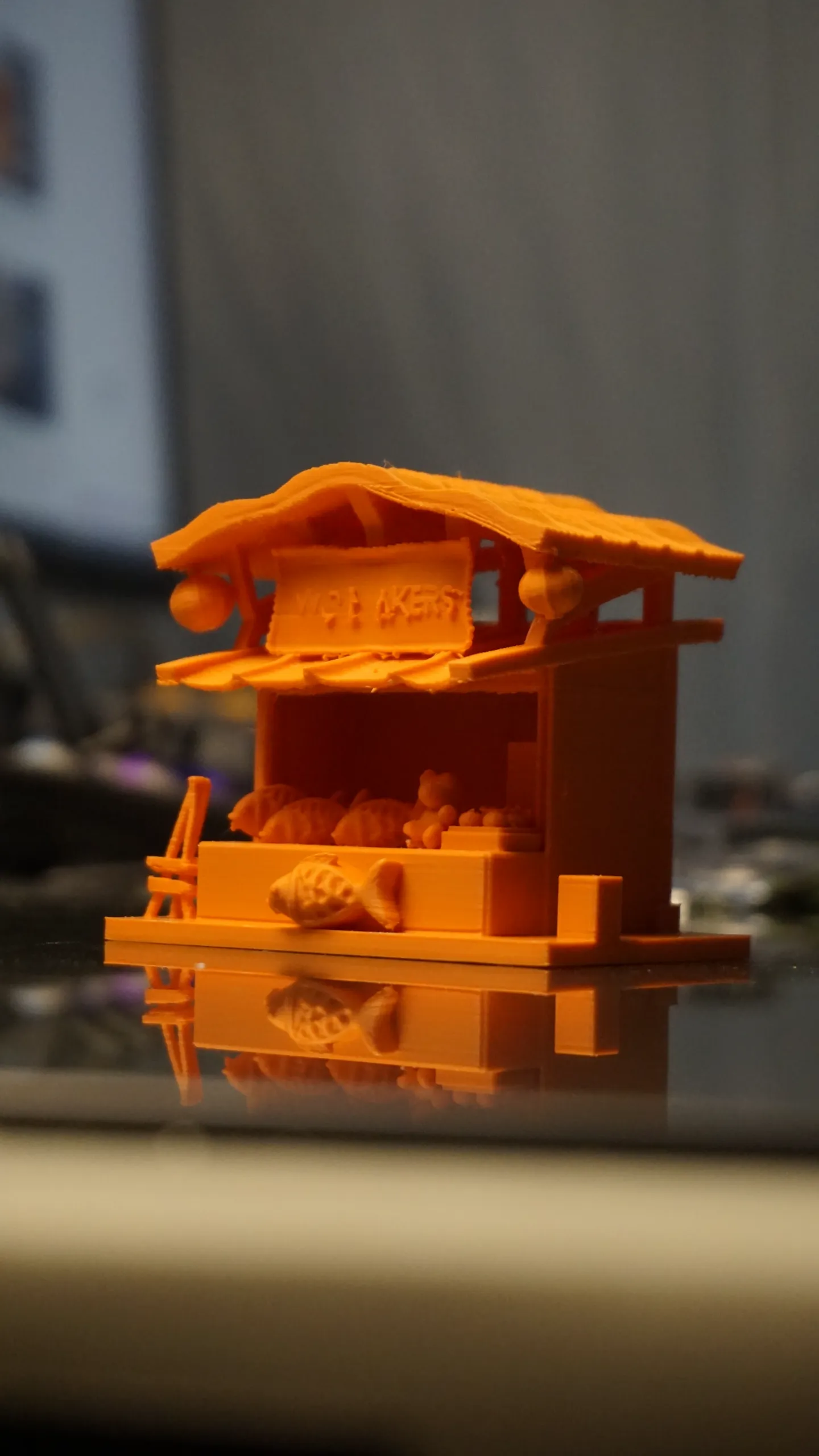 Cute Miniature Taiyaki Stall Detailed