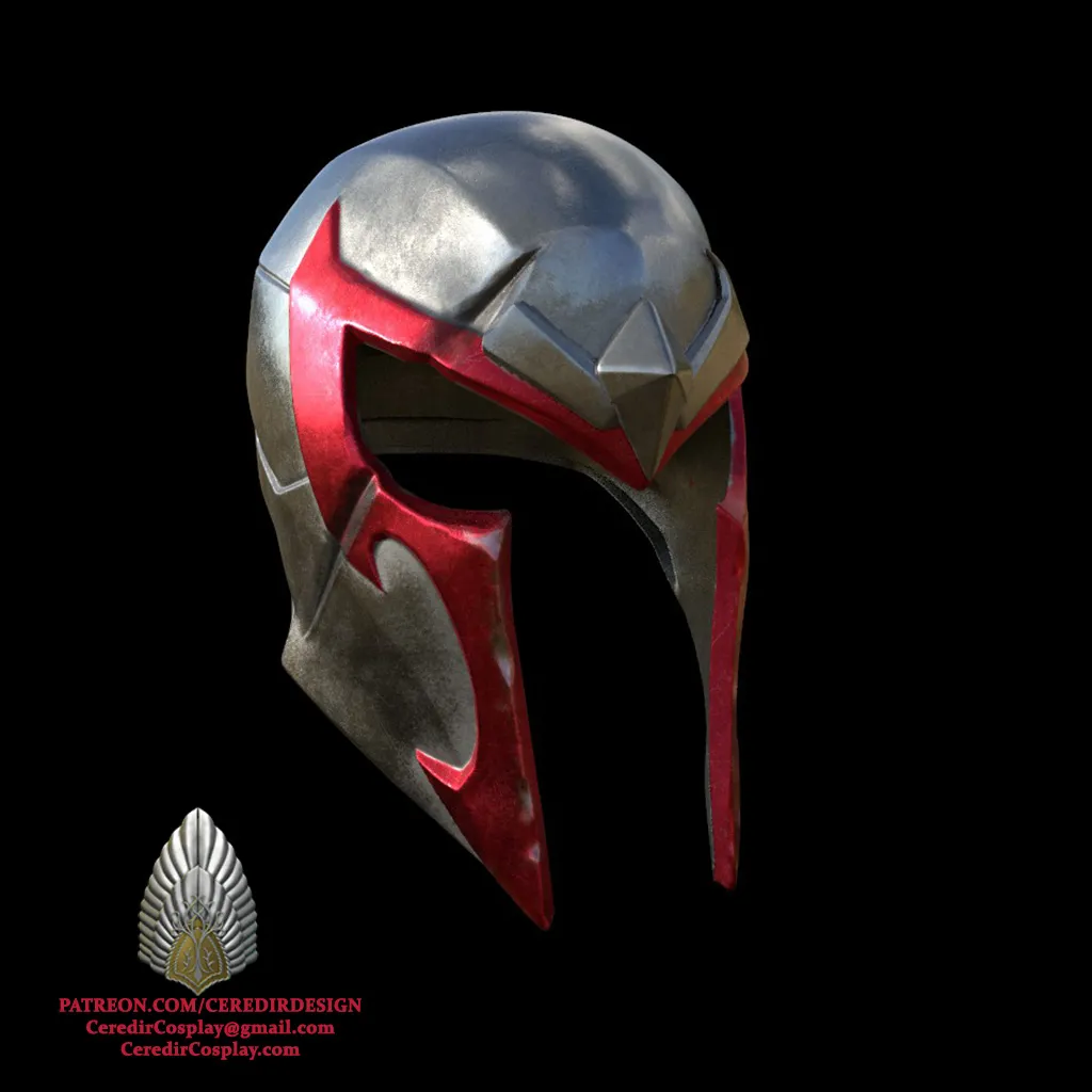 Magneto Marvel Rivals Helmet 3D DIGITAL DOWNLOAD