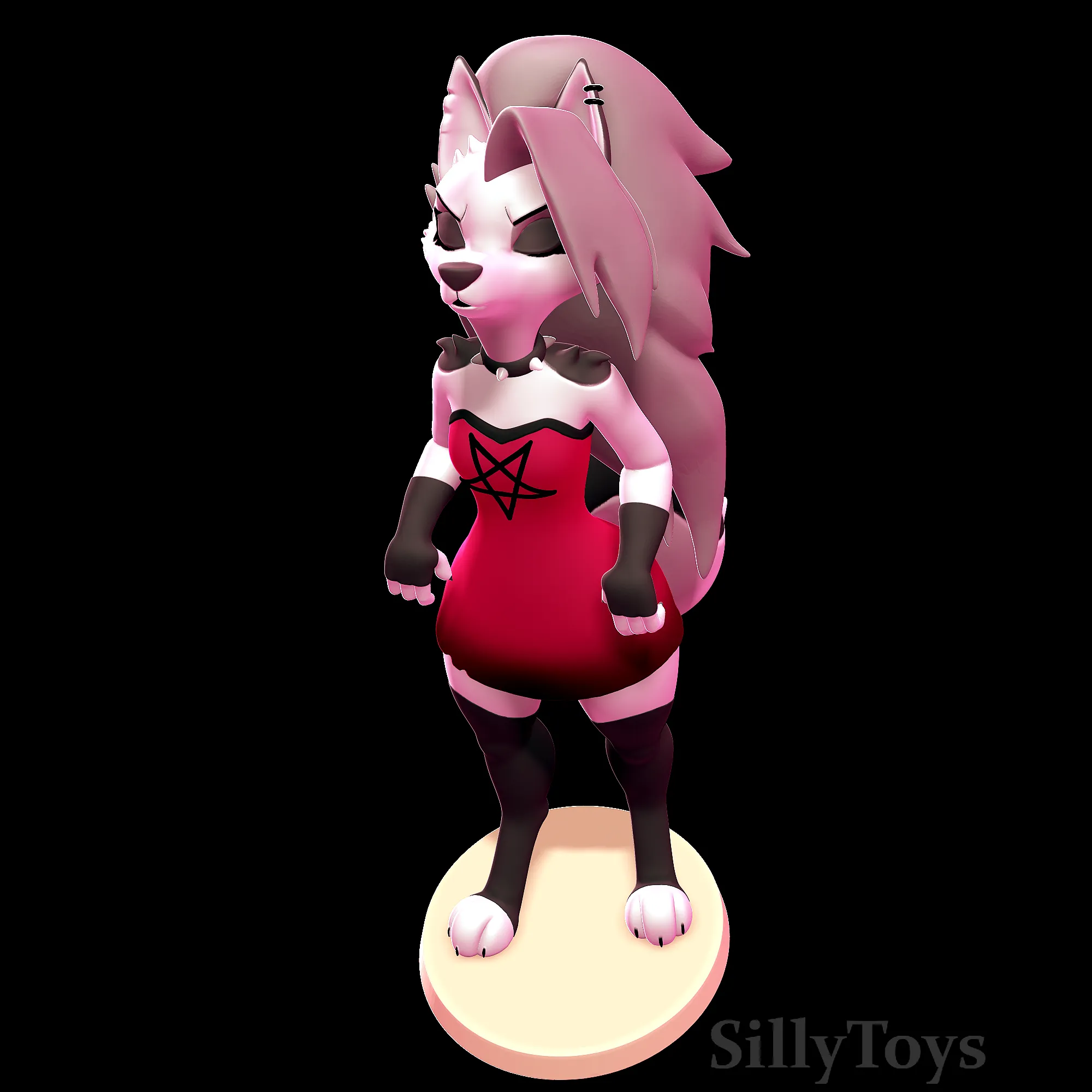 Loona with Dress - Helluva Boss