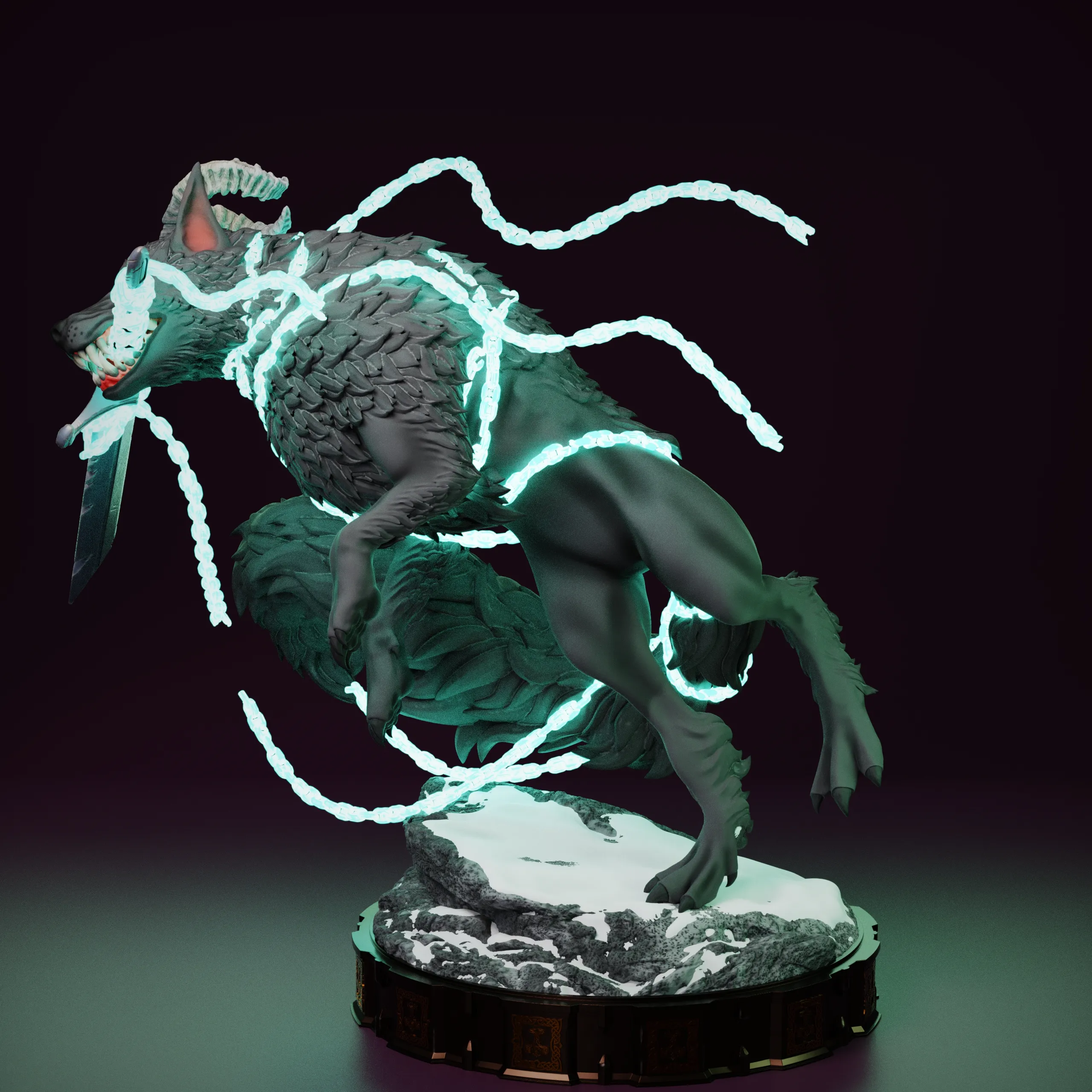 Fenrir - The Wolf God - Tabletop mini