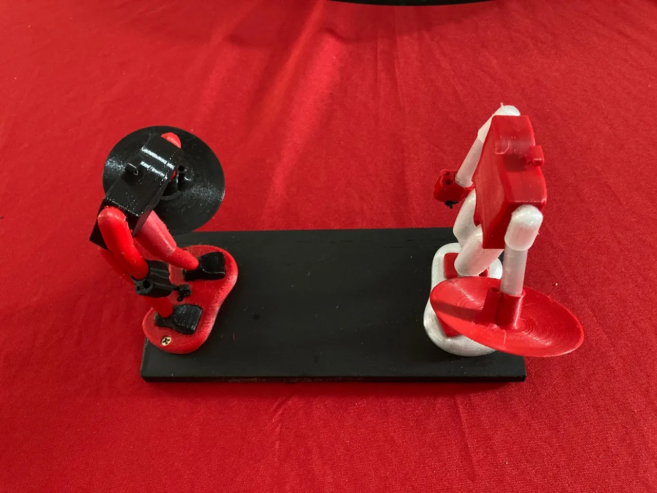 Balloon head puppet fencing fighter-0