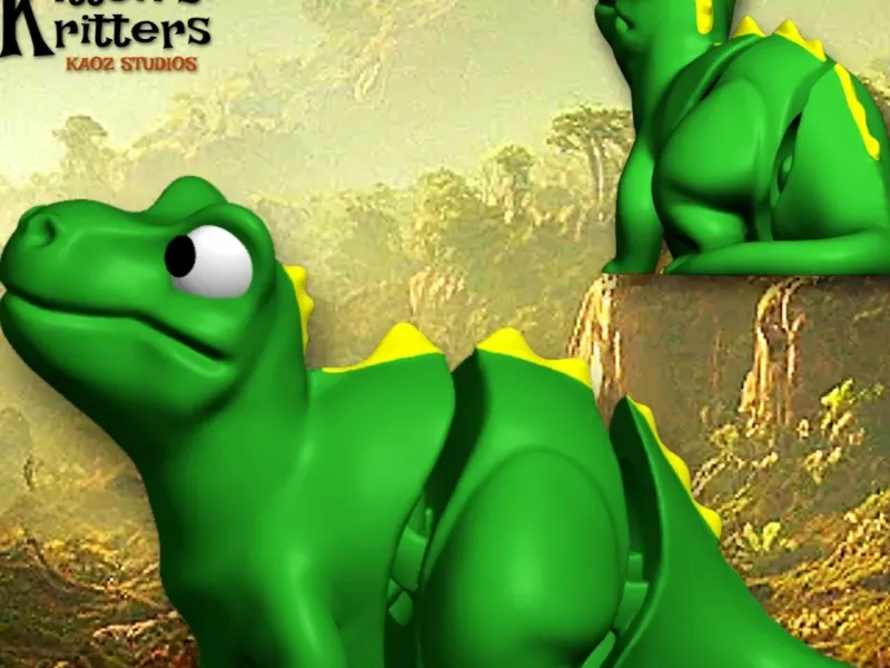 flexi dinosaur figurine articulated dino fidget toy