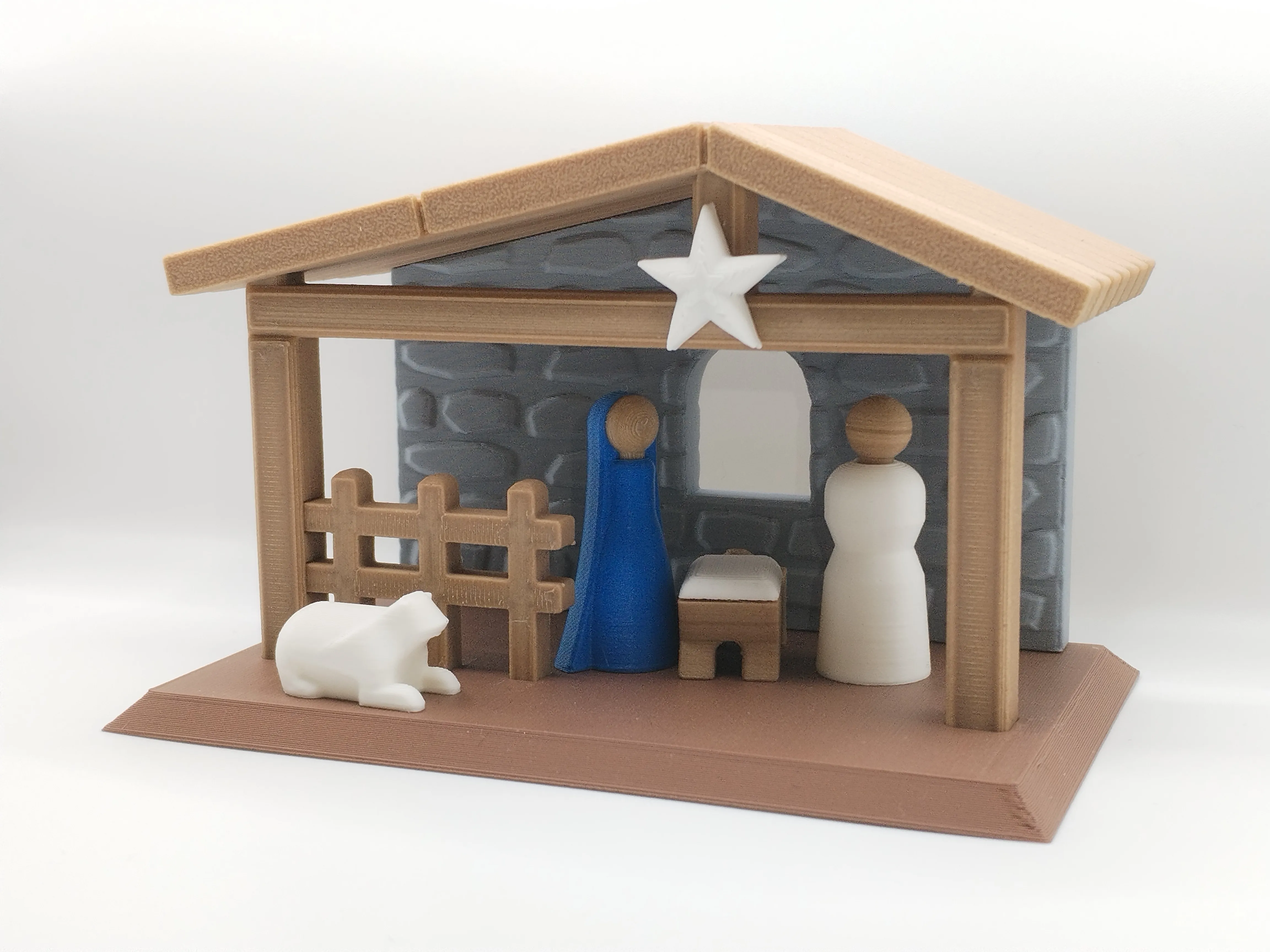Diorama de crèche