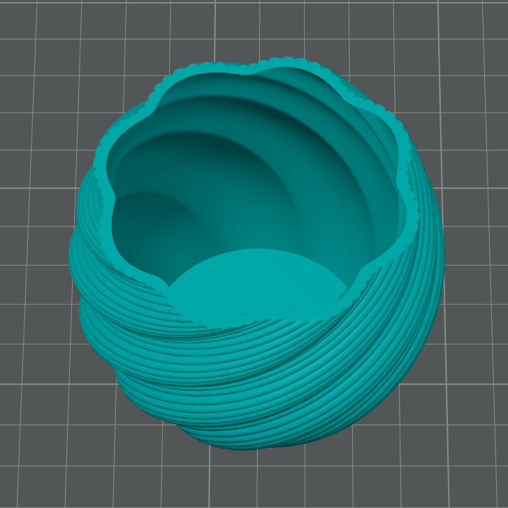 Modern PLANT POT Diluvian for succult planters to big pots | 3D Print Model