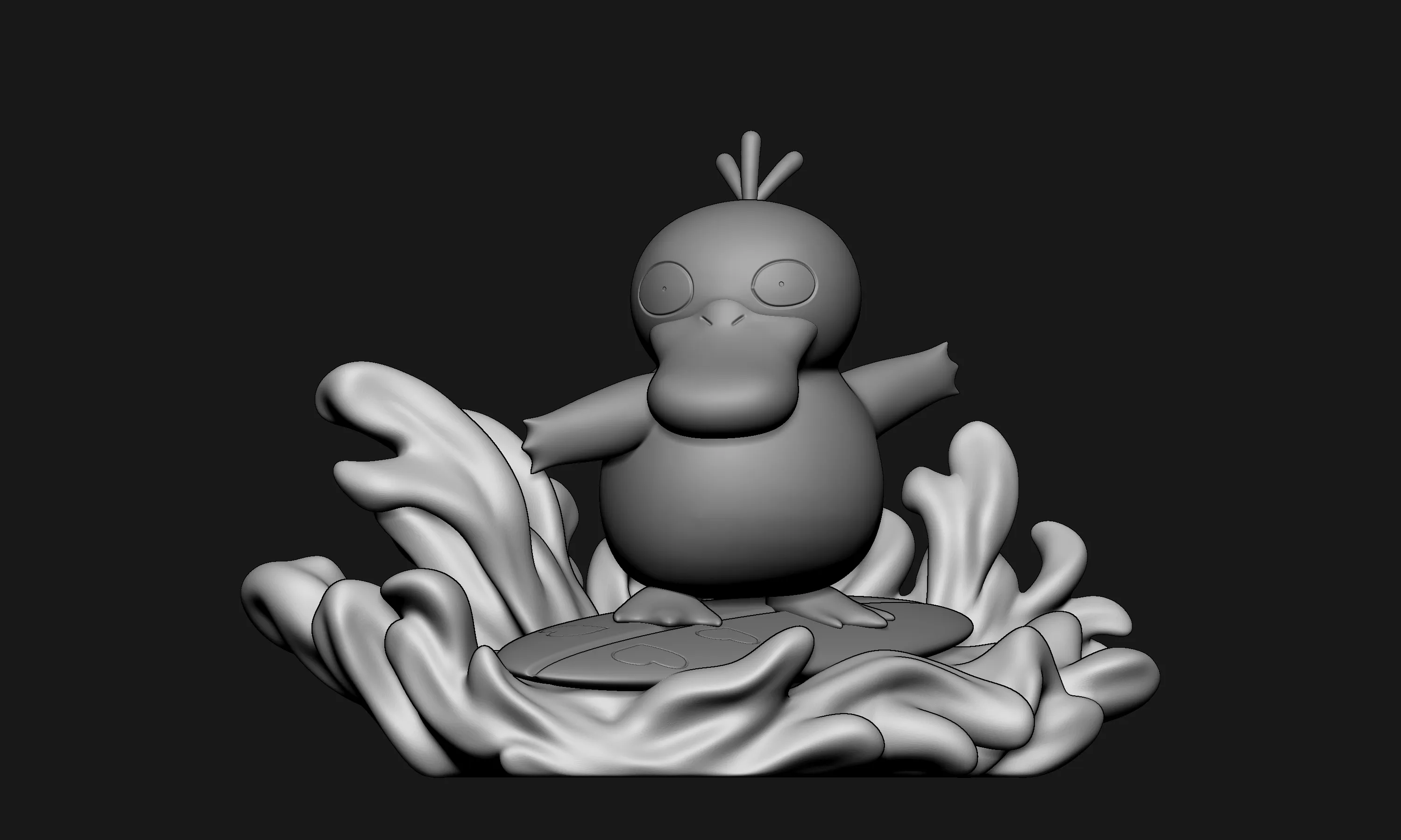 Pokemon - Surfing Psyduck