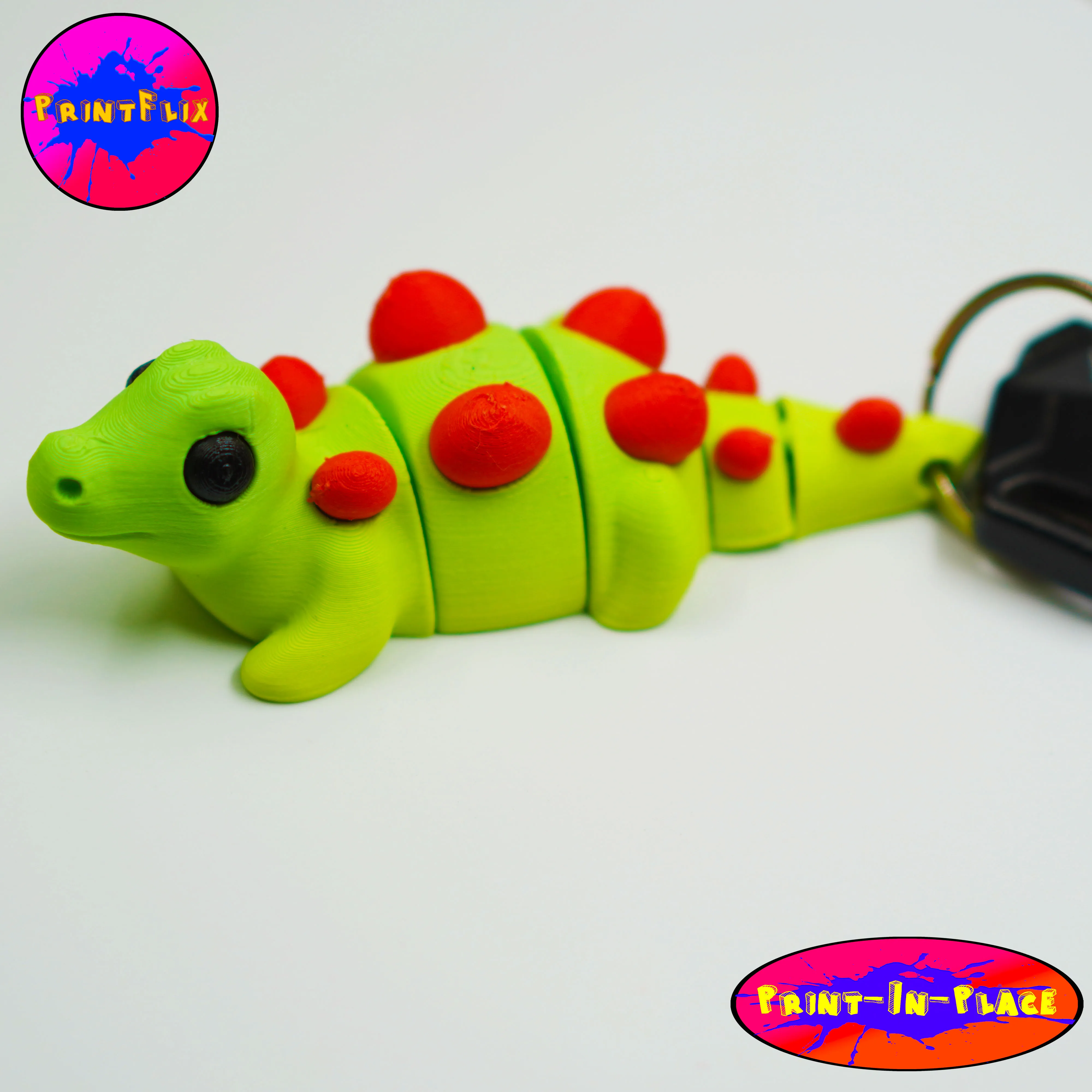 Cute Flexi Tiny STEGOSAURUS (DINOSAUR)