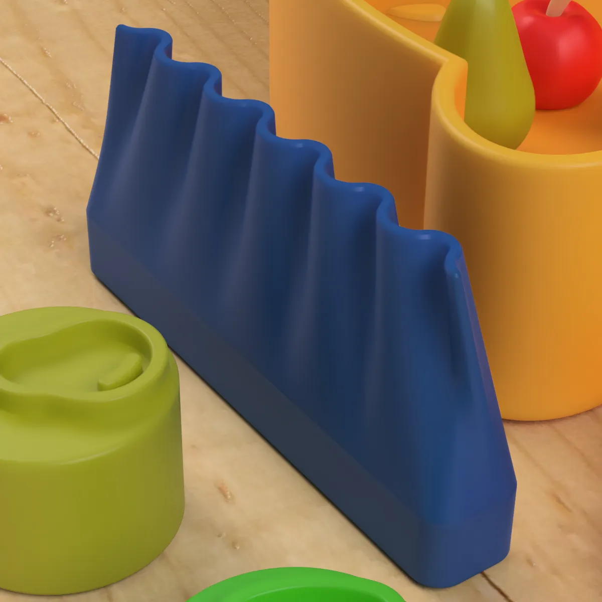 Play tray - Apple Pie - and accessories for sensory play