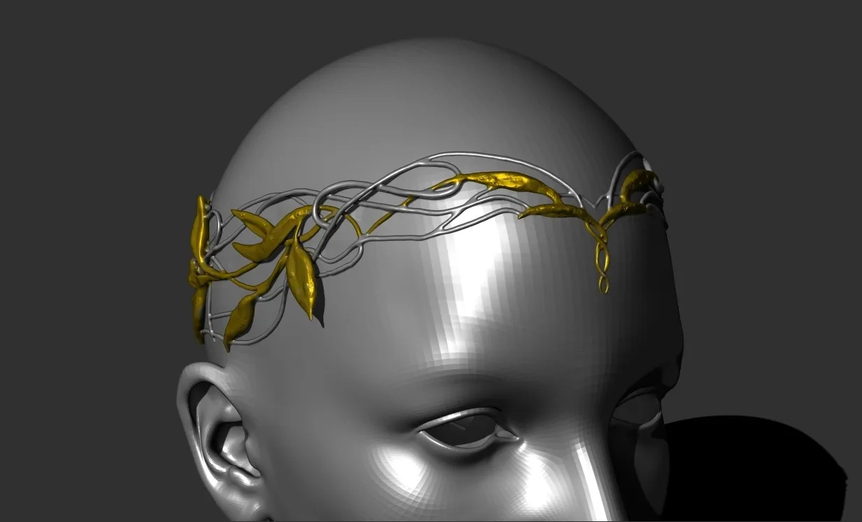 Elvish Galadriel Crown Lord of the Rings Hobbits