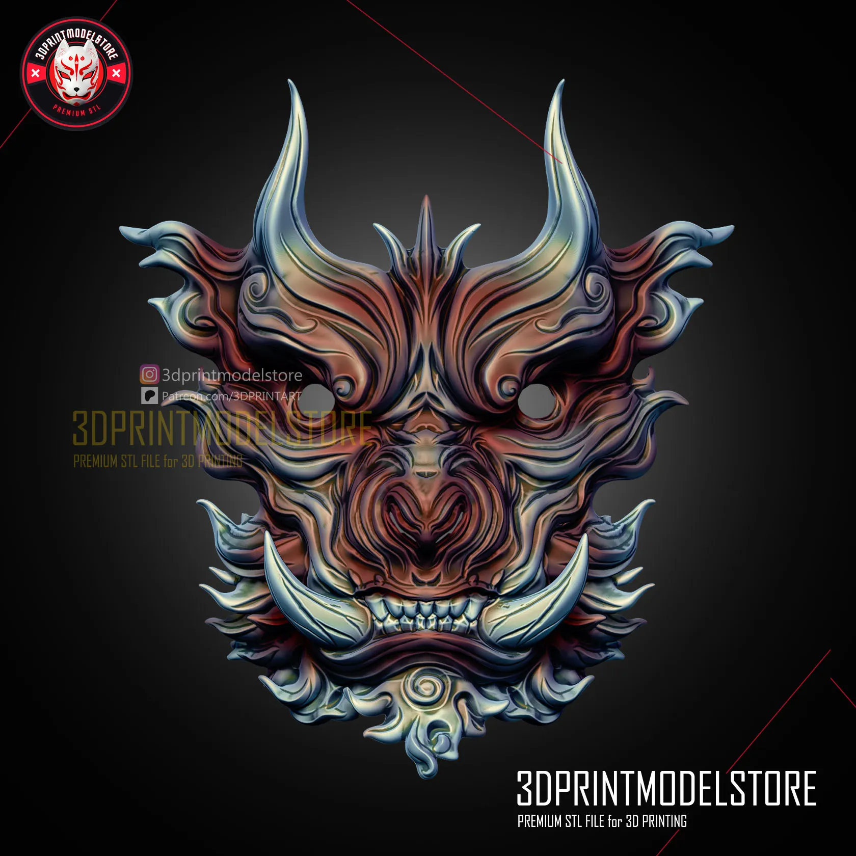 Black Myth Wukong - Bronze Monkey Mask - Premium STL