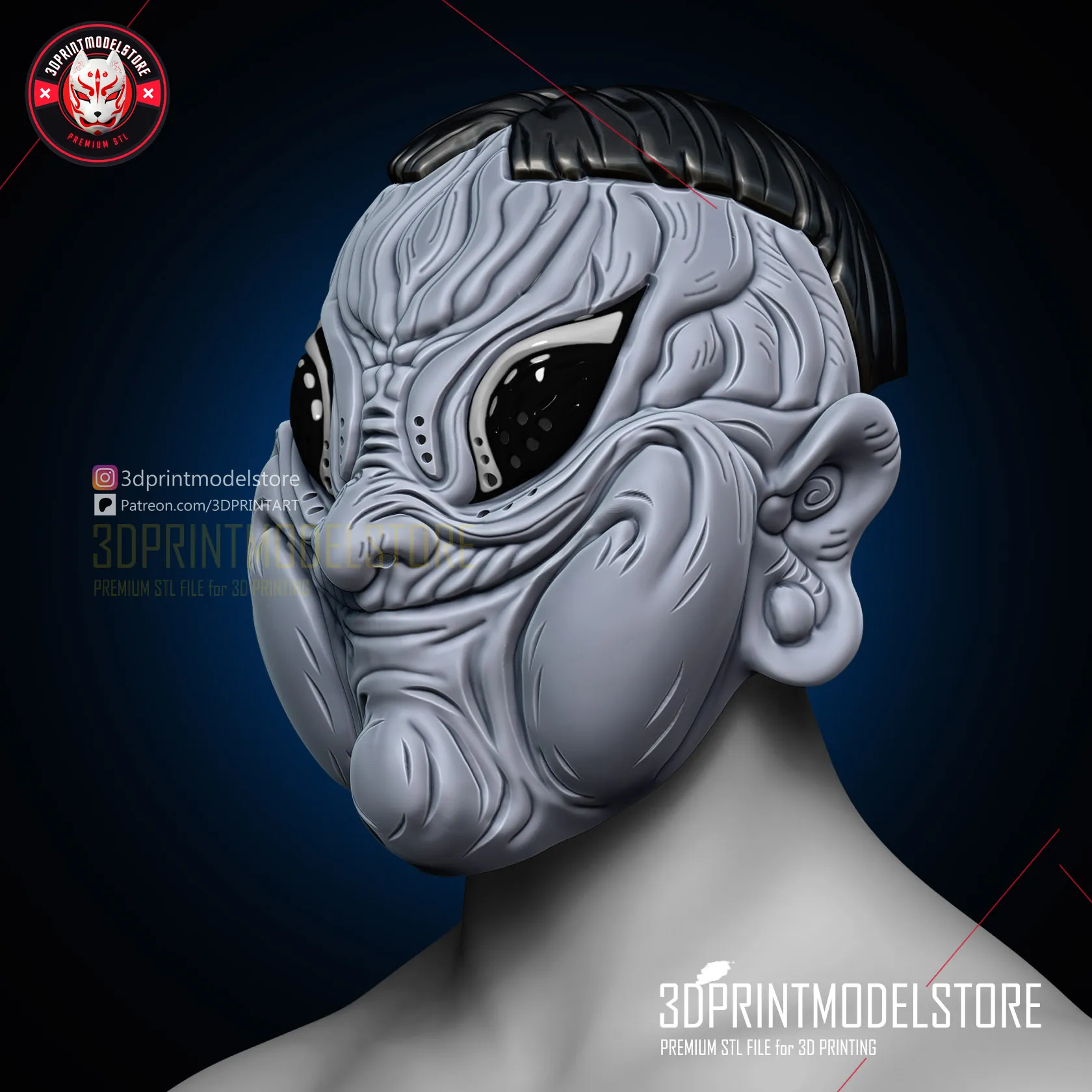 Dandadan Evil Eye Yokai Mask - Dan Da Dan Okarun Cosplay