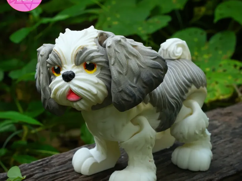 Print In Place Cute Flexi Shih Tzu Dog