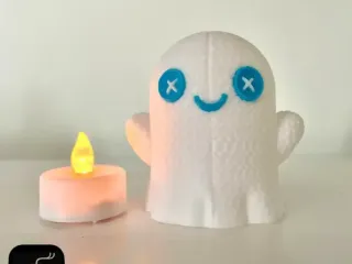CROCHET GHOST - NO SUPPORTS - COLOR PRINT
